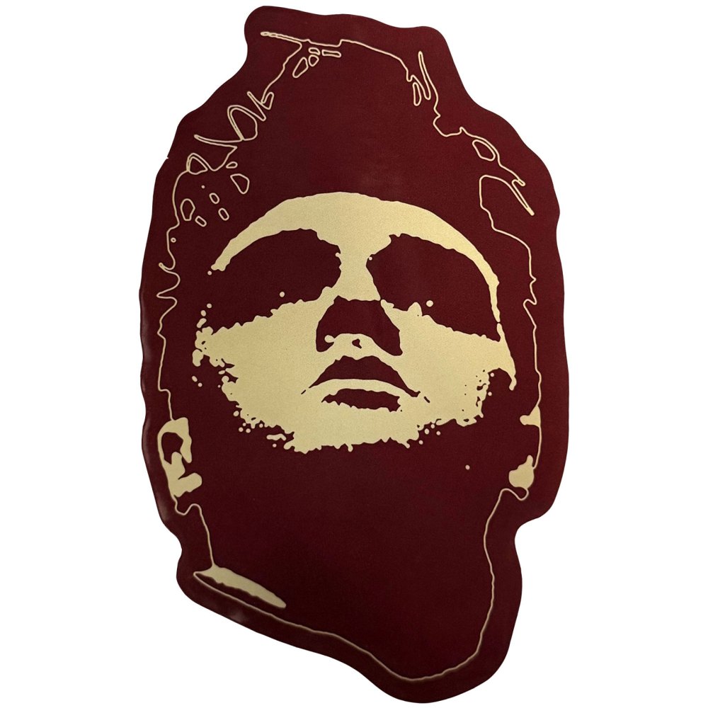 Morrissey - Portrait Sticker - Red
